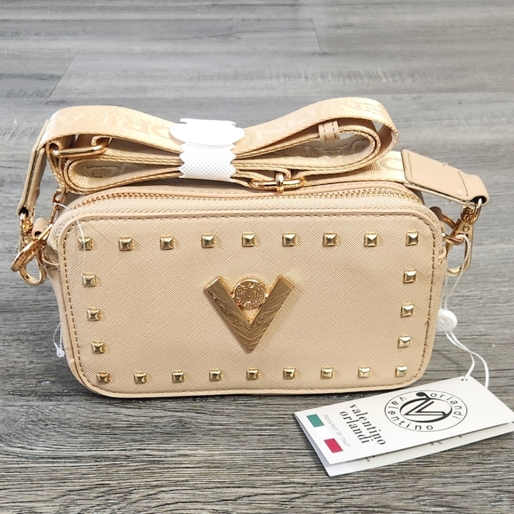 New!Valentino Orlandi Studded Camera Bag‎